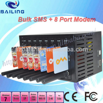 Q2403/Q24plus Dual Band and Quad Band Modem, 8 Port Dual SIM Card GSM Modem
