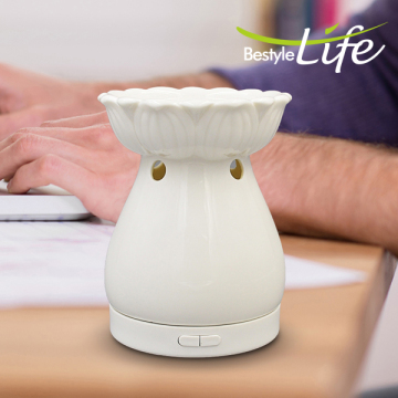 wholesale Ceramic fan usb aroma diffuser with light