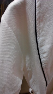 Double Layer Bathrobe Outside Waffle Inner Terry Bathrobe