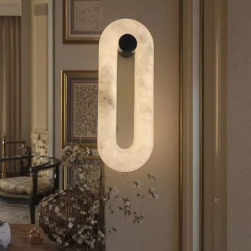JYLIGHTING Modern Alabaster Indoor Sconce Lamp