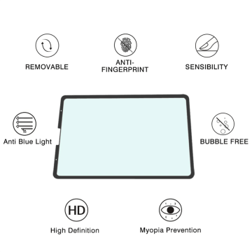 Bubble Free Wholesale Framed iPad Privacy Screen Protector