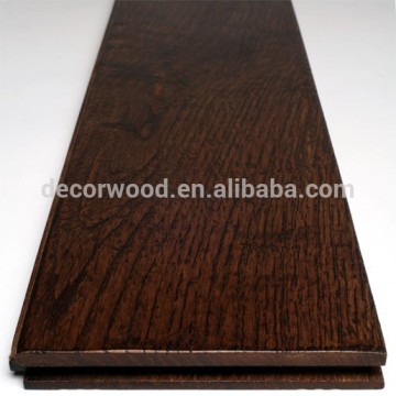 Coffee color oak hardwood flooring solid wood oak floor tiles
