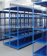 Slotted-angle shelving