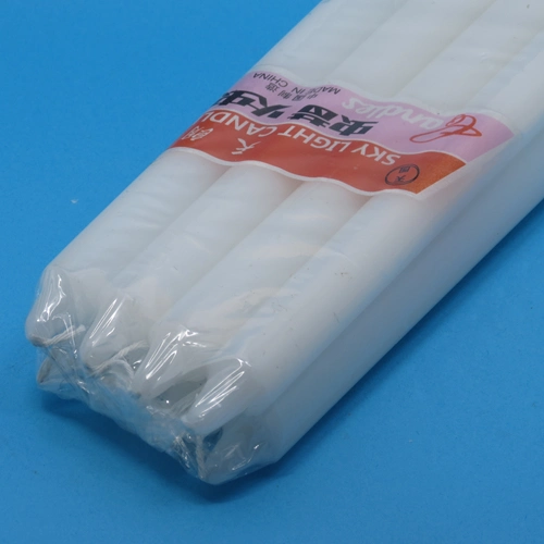 Factory Price 21g Fluted Cheap Wax White Candle for Africa