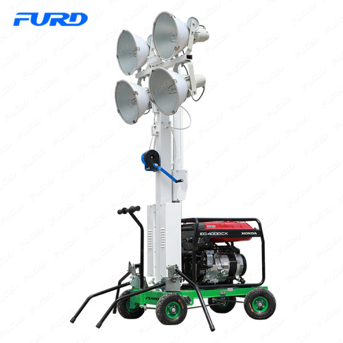 Portable Metal Halide Light Towers with Generators for Sale