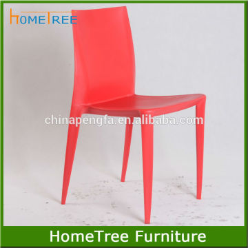 Modern design red garden plastic chairs