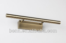 JQ-5532 vintage 5w front wall mirror led light,stainless steel bathroom mirror light