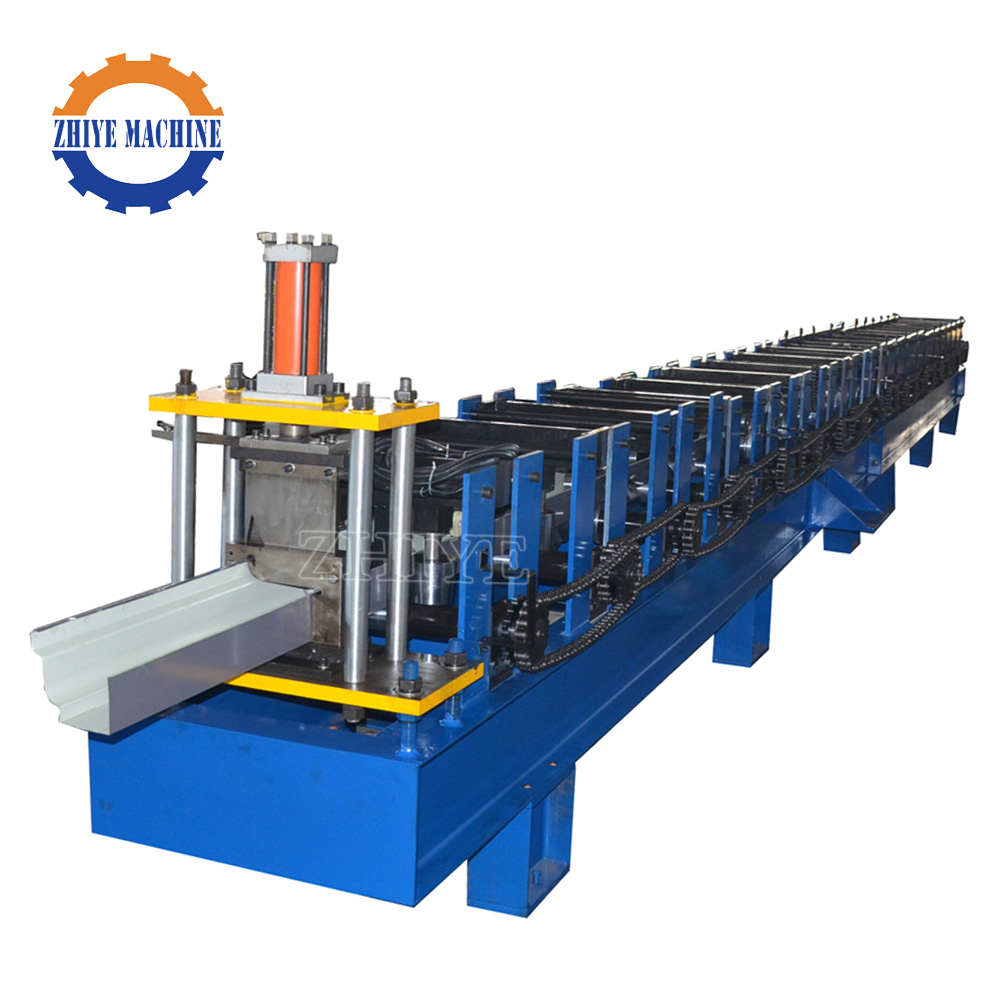 Plc gutter roll forming machinery