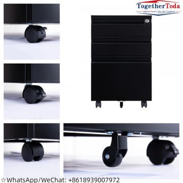 Filing mobile cabinet with 3 drawer