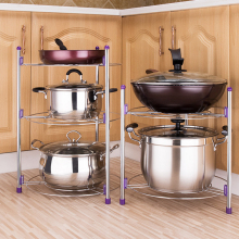 Metal Stainless Steel Kitchen Pot Stand Rack
