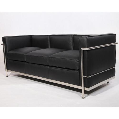 Maqaarka buuxa Le Corbusier LC2 Sofa Replica