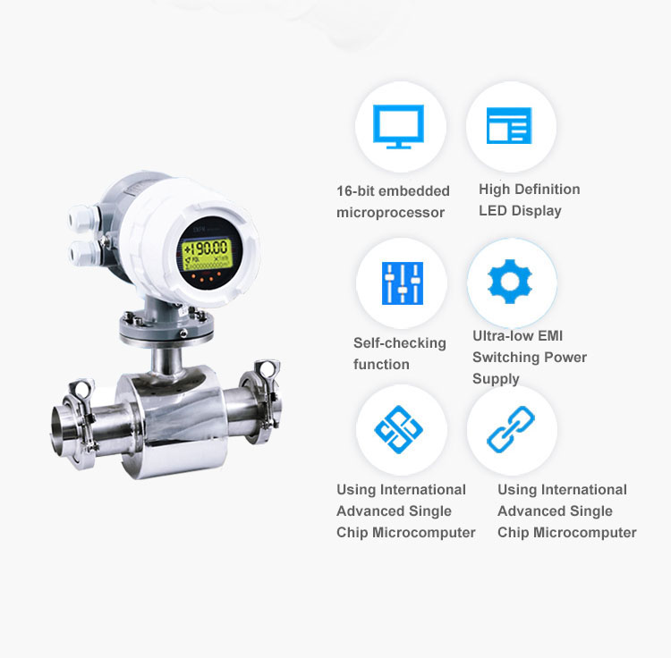Plus Discount Electromagnetic Flowmeter RS485 Flow Meters Electromagnetic Meter Flow China Manufacturers