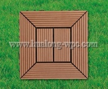 Easy Install DIY WPC Interlocking Tiles 300X300mm