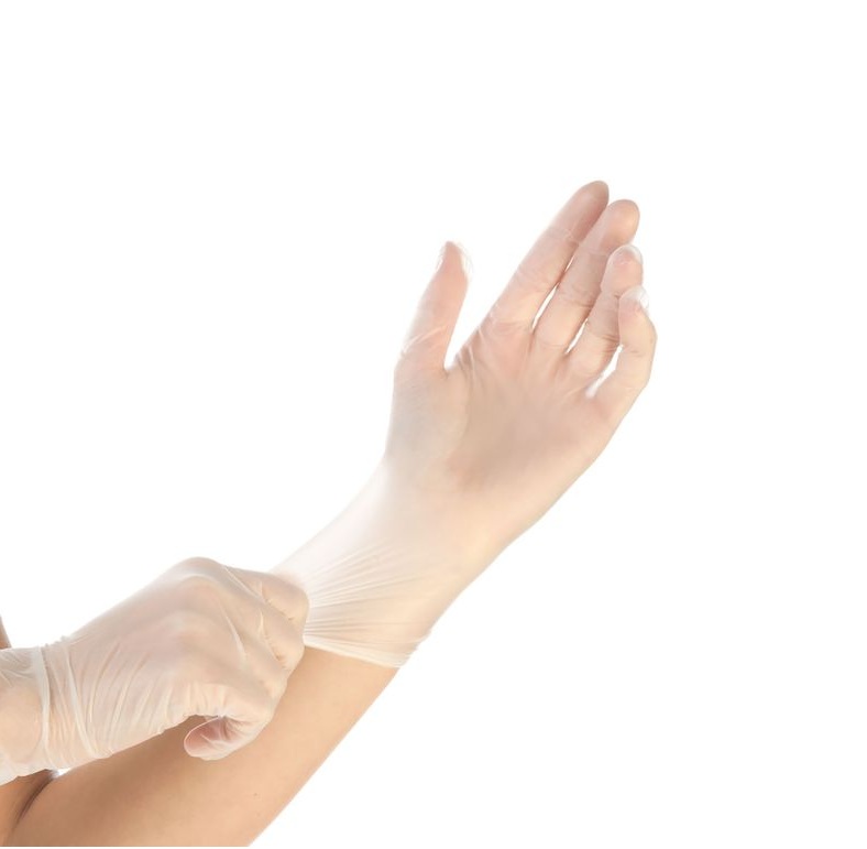 Vinyl PVC lekárske rukavice vyšetrenie/vyšetrenie rukavíc