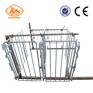 Hot dip galvanized gestation stalls