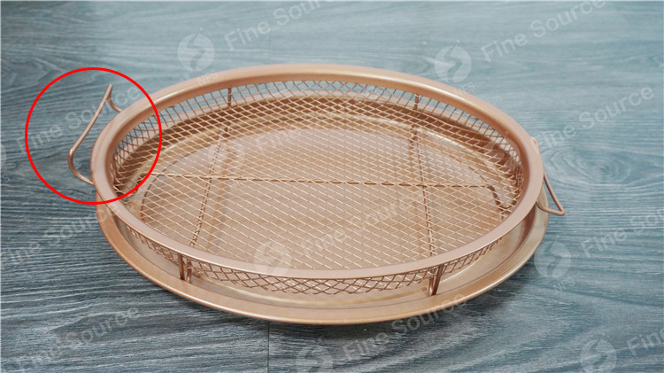 Stainless Steel Potato Chip Chef Copper Crisper Mini Fryer Basket