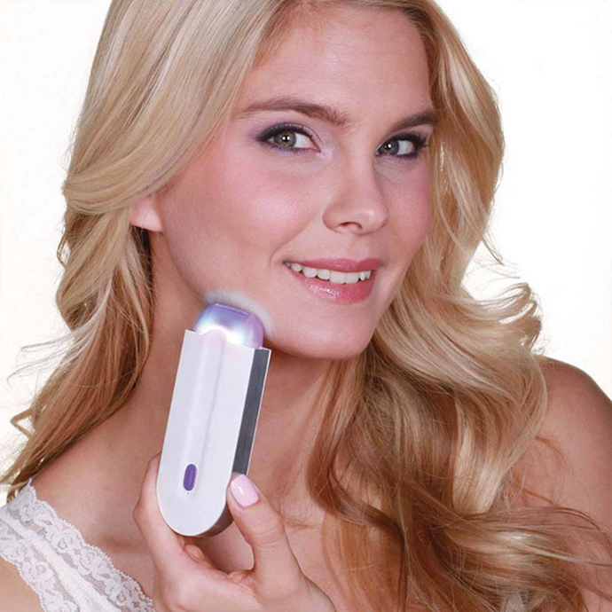 Laser Epilator Women Rechargeable Hair Remover Smooth Touch Instant pain Free Sensor Light Safely Shaver