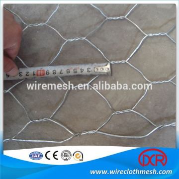 Double twist hexagonal wire mesh for gabion box