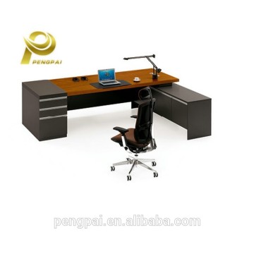 modern office furniture office boss table design with grey side table