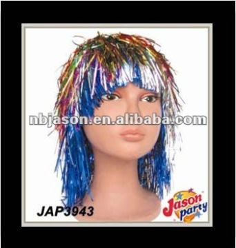 tinsel party wig