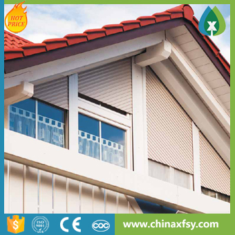 seaside windbreak villa luxury outdoor roller shutter