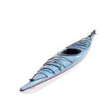 Rotational plastic kayak