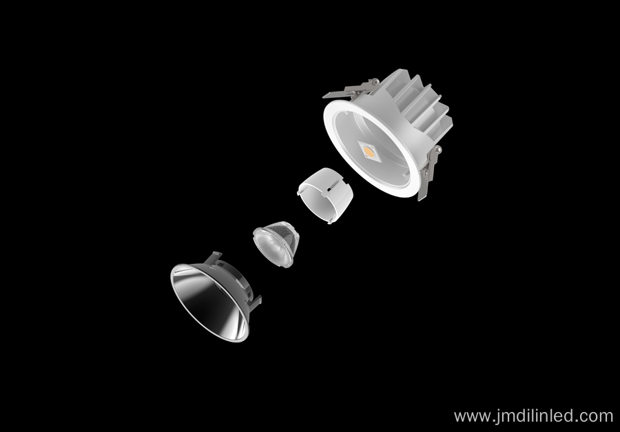 50W LED Downlight with different color refelector