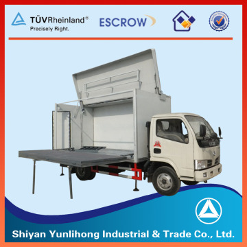 movable stage truck / mobile road show truck / dongfeng mobile stage truck