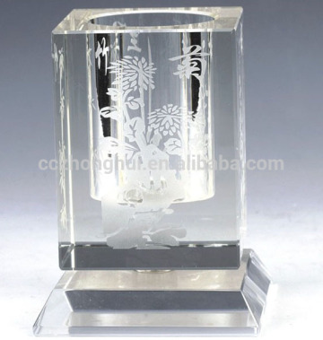 crystal card holder, crystal pen holder