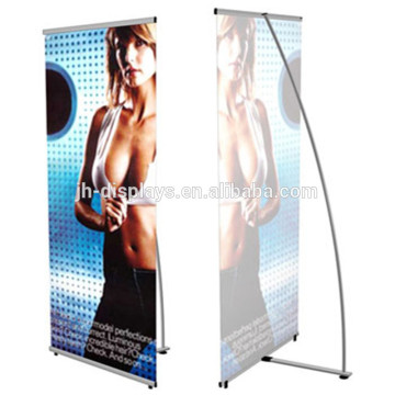 Aluminum Pole Single Sided L Banner, Banner Stand