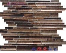glass strip stone mosaic for wall