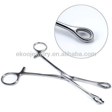 Premium Sponge Forceps Body Piercing Tool