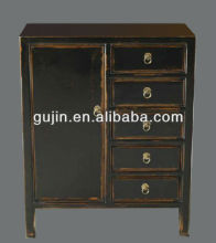 asian living style antique reproductiopn storage cabinet buffet