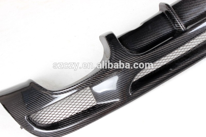 Auto Car Carbon Rear Lip Diffuser with quad exhaust dual outlet for BMW E82