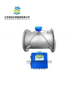 Dual channel ultrasonic flowmeter