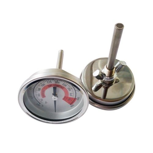 Stainless Steel Pit Smoker Grill Termometer BBQ