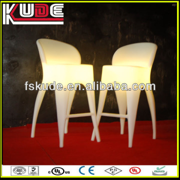 Multi-color illuminated led bar furniture led bar chair/led glow chair/led bar stool chair