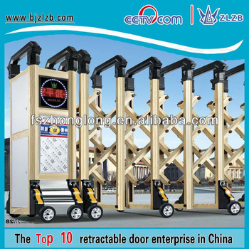 2014 Natural timber spray coating industrial outside gate