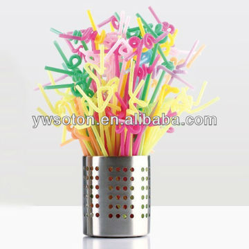 hot sale artistic straws plastic drinking straw