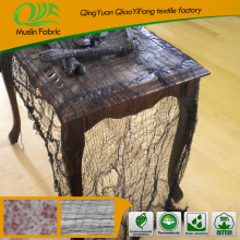 Custom-made embroidered sequin satin fabric wholesale