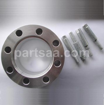 ATV billet adapter round with stand off bolt