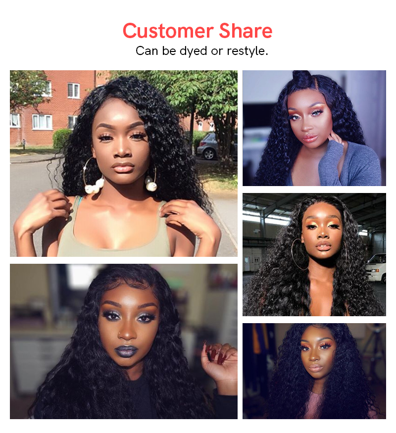 MEGALOOK 100 Virgin Human Hair Peruvian Deep Wave Hair,Peruvian Human Hair Bundles