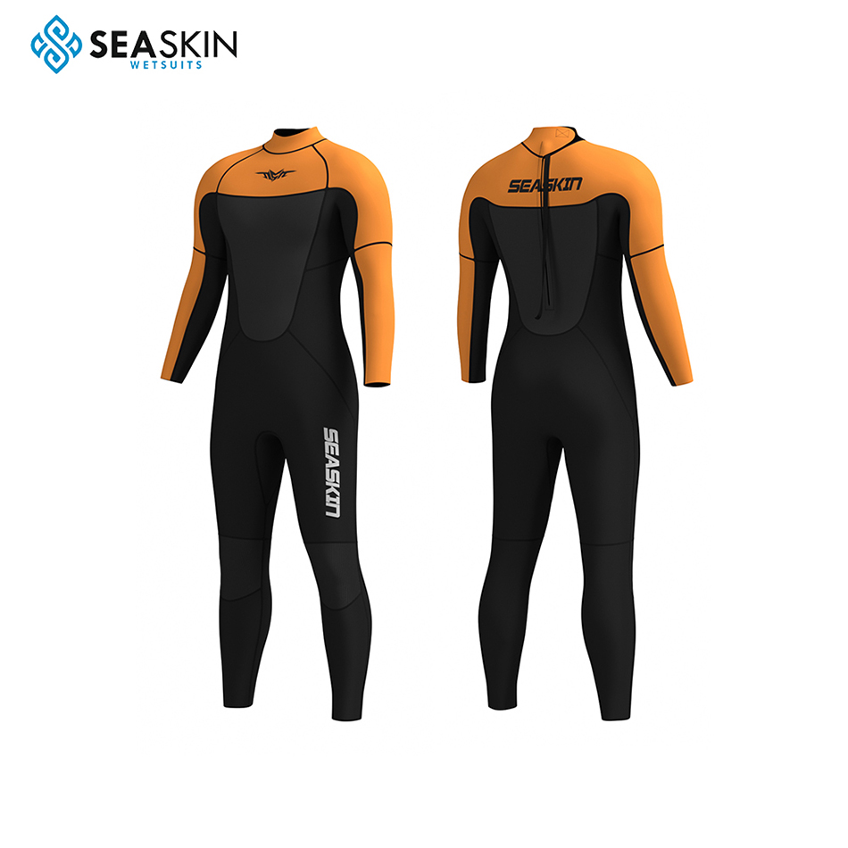 Seaskin Men &#39;s Full Suity Flexible Neoprene 다이빙 잠수복