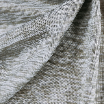 Textile Stretchbürste Normal gefärbt Melange Design Stoff