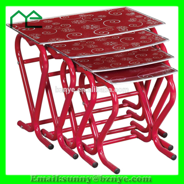 red type modern design tea table set on sale