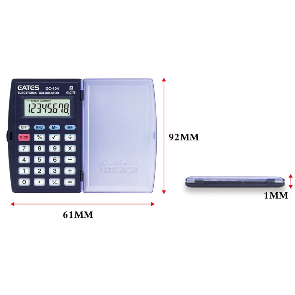 Cheap OEM Factory 8 Digits Mini Pocket Hand Held Calculator With Flip Cover Button Cell Power Electronic Calculator