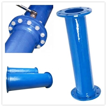 DI  Double Flanged Pipe with Puddle Flange