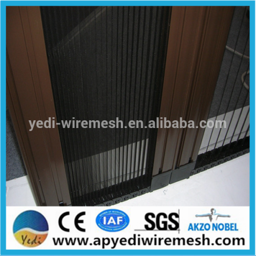 high quality pleated window screen cloth