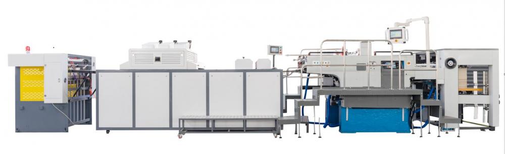 Full Automatic Spot UV varnish coating line machine