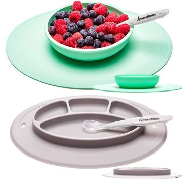 Custom Silicone Suction Baby Plates and Bowls Set